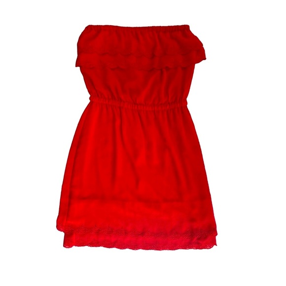 RW&CO Strapless Red Dress - Picture 2 of 2